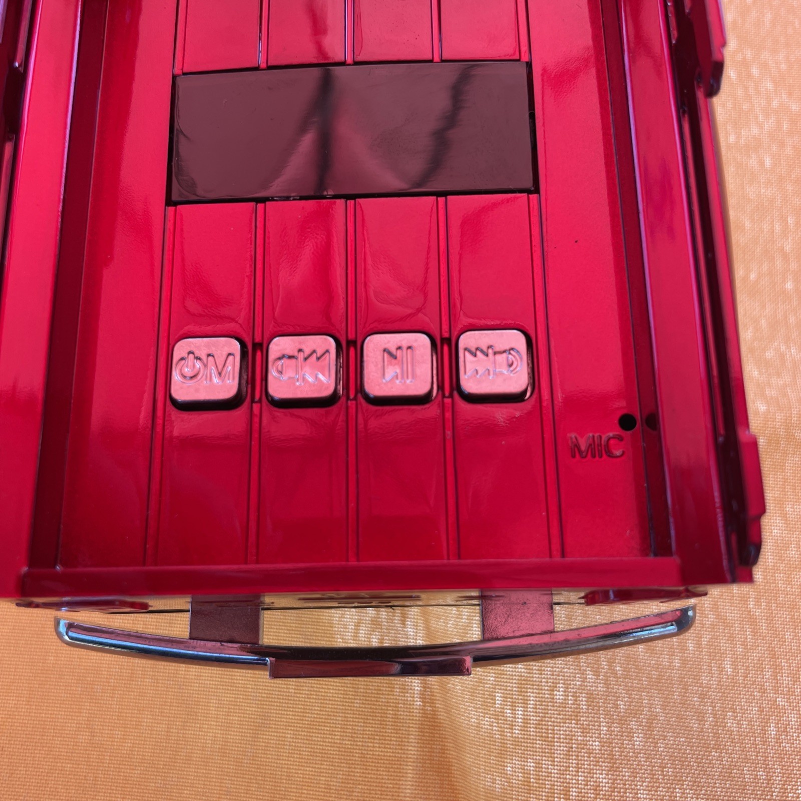 New -FM Radio -Bluetooth Speaker-Red Truck – RED TRK-5300BT Rechargeable Battery