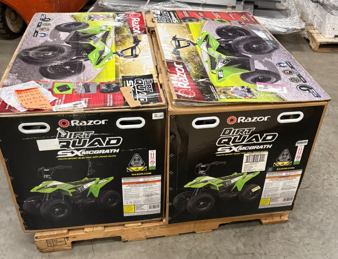 RAZOR DIRT QUAD SX MCGRATH – GREEN-BLACK – Open Box