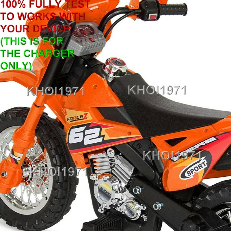 WALL charger AC adapter 8T Blazin Wheels 62 RT FORCE Z HERO DIRT Motor bike ride