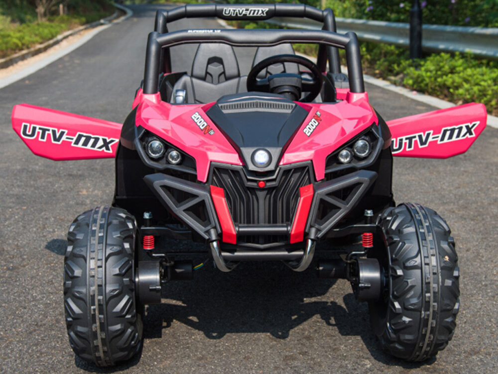 Electric UTV Kids Ride On 12V Battery Powered 4WD Utility Vehicle 2-Seater Car