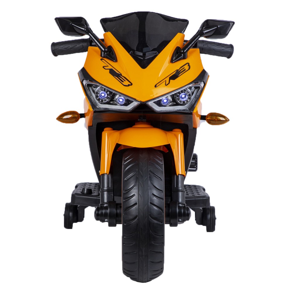 Kids 12V Electric Motorcycle with Trainning Wheels for 3-6 Years Boys Girls