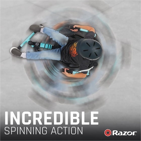 Crazy Cart Shuffle by Razor, Kid-Powered Drifting Go-Kart, Ride-on for Ages 4+