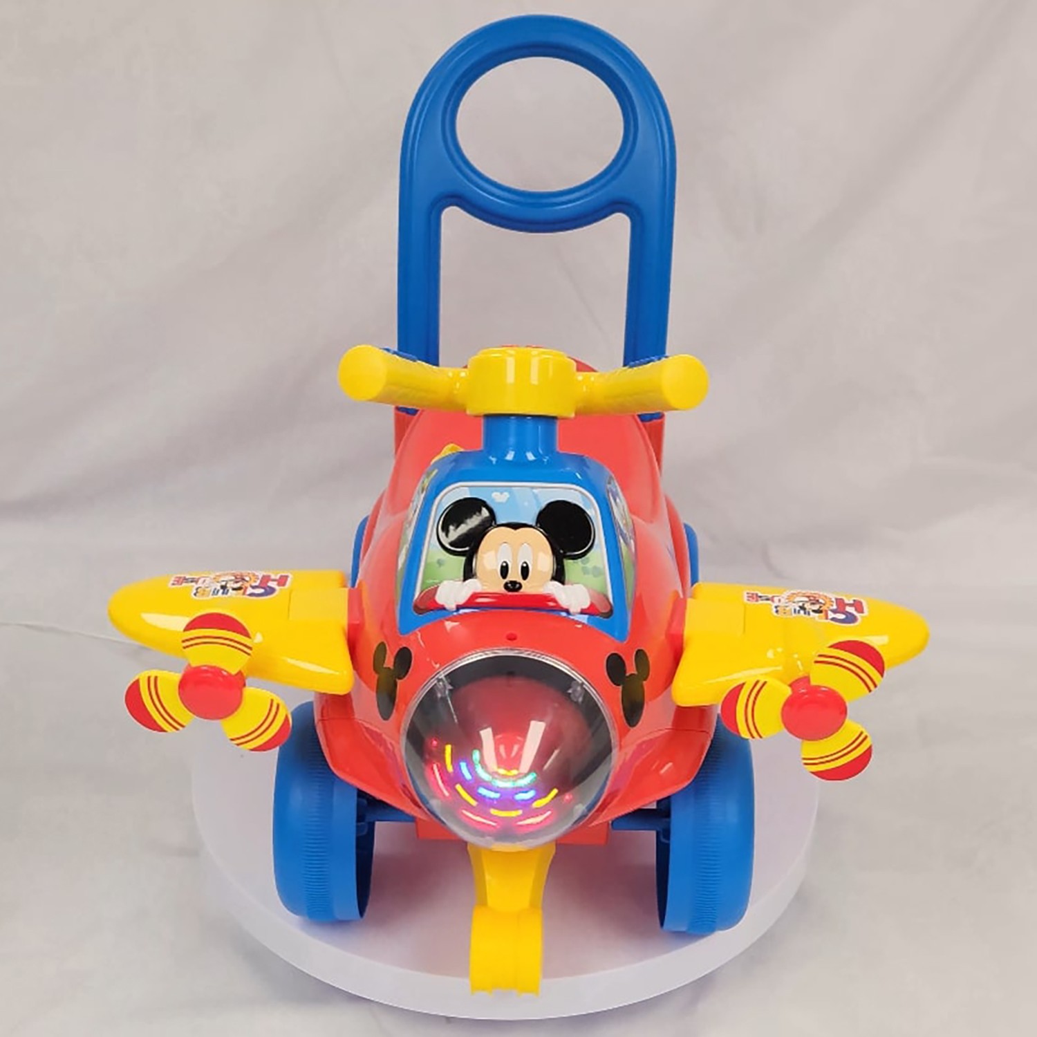 Kiddieland: Disney Activity Plane Ride-On – Mickey – Spinning Light & Sounds