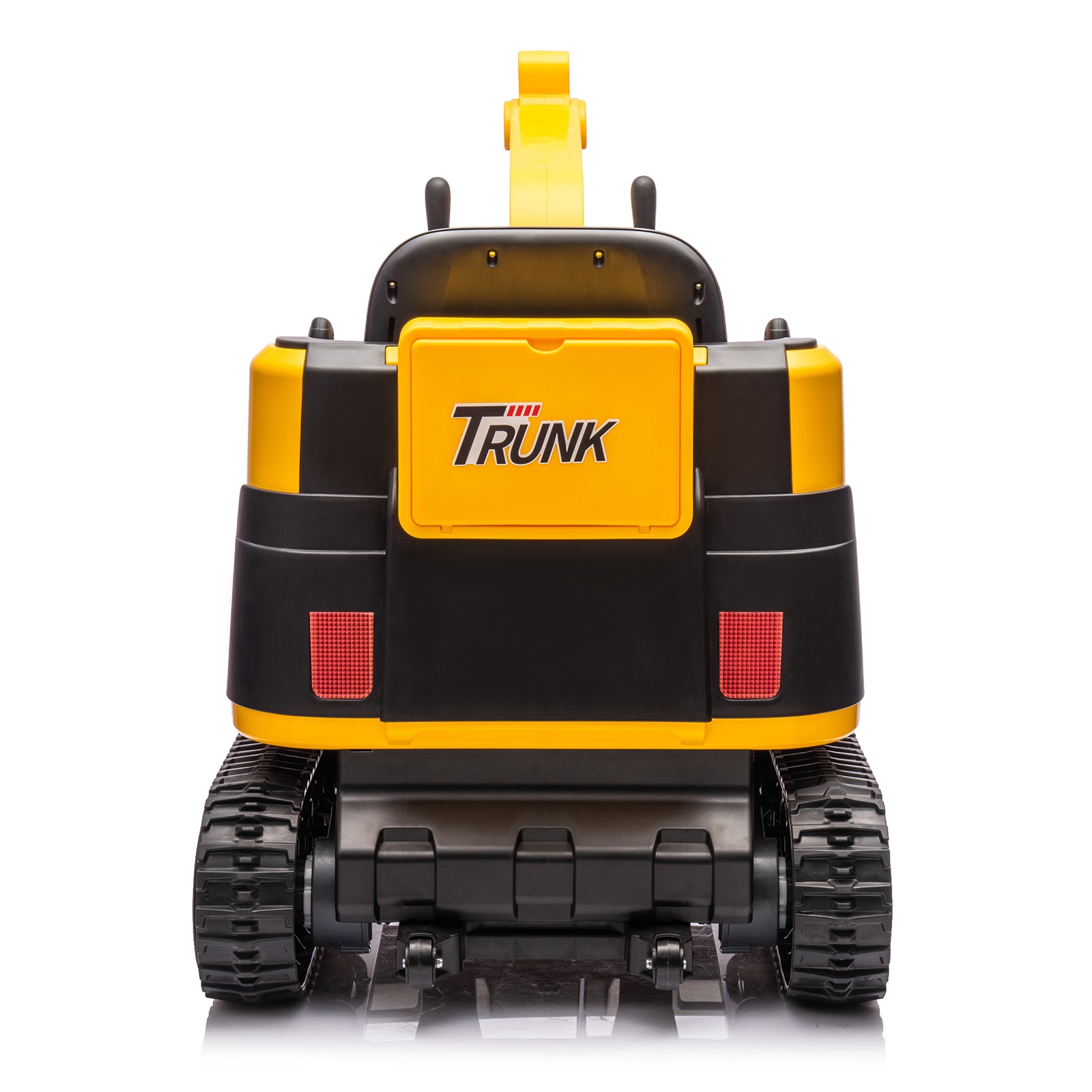 2 IN 1 Electric 12V Battery 360° Kids Ride On Excavator Bulldozer Remote Yellow