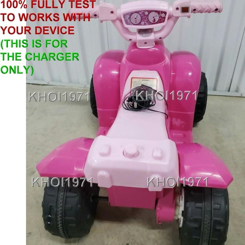 WALL charger AC adapter FOR Disney Princess QUAD ride on PINK 6V BATT
