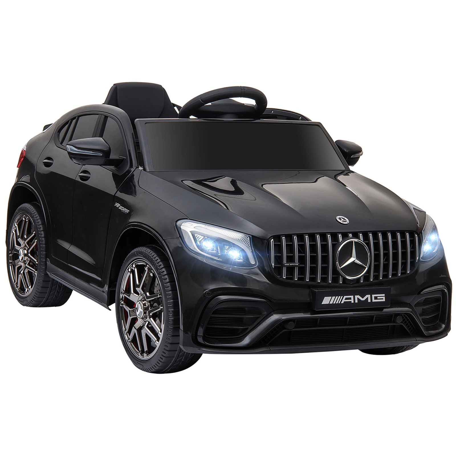 12V Ride On Toy Car for Kids with Remote Control, Black