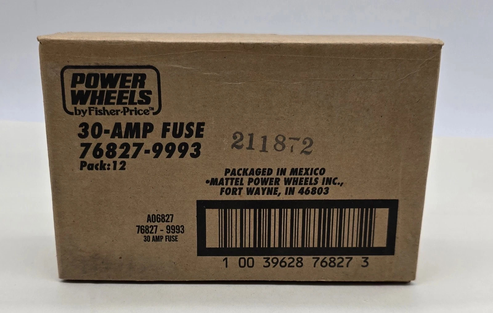 Power Wheels Fisher Price 30 Amp Fuse 76827-9993 12 Packs 4 Fuses
