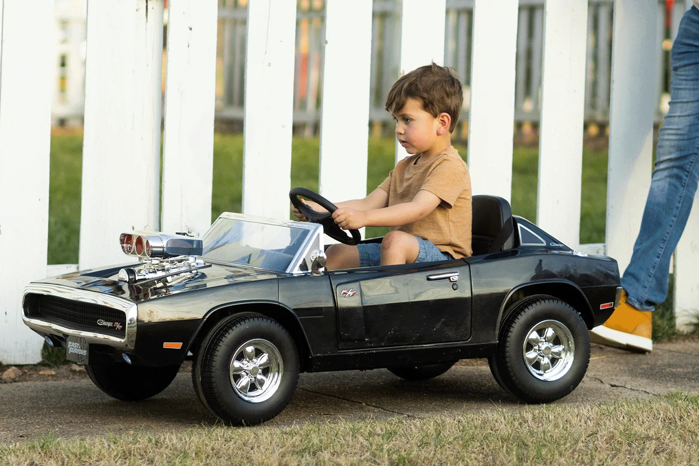 Fast & Furious Dodge Charger 12V Kids Ride on Car Battery Powered Remote Control