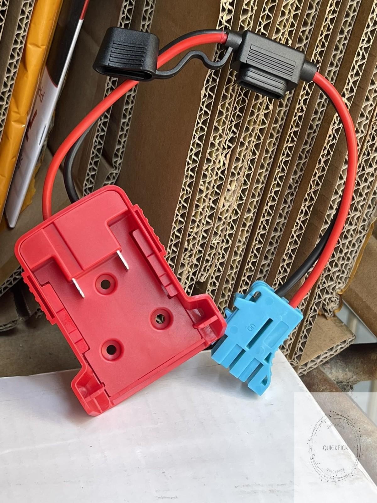 Adapter for Power Wheels Vehicles – for Milwaukee M18 18v Battery Adapter with