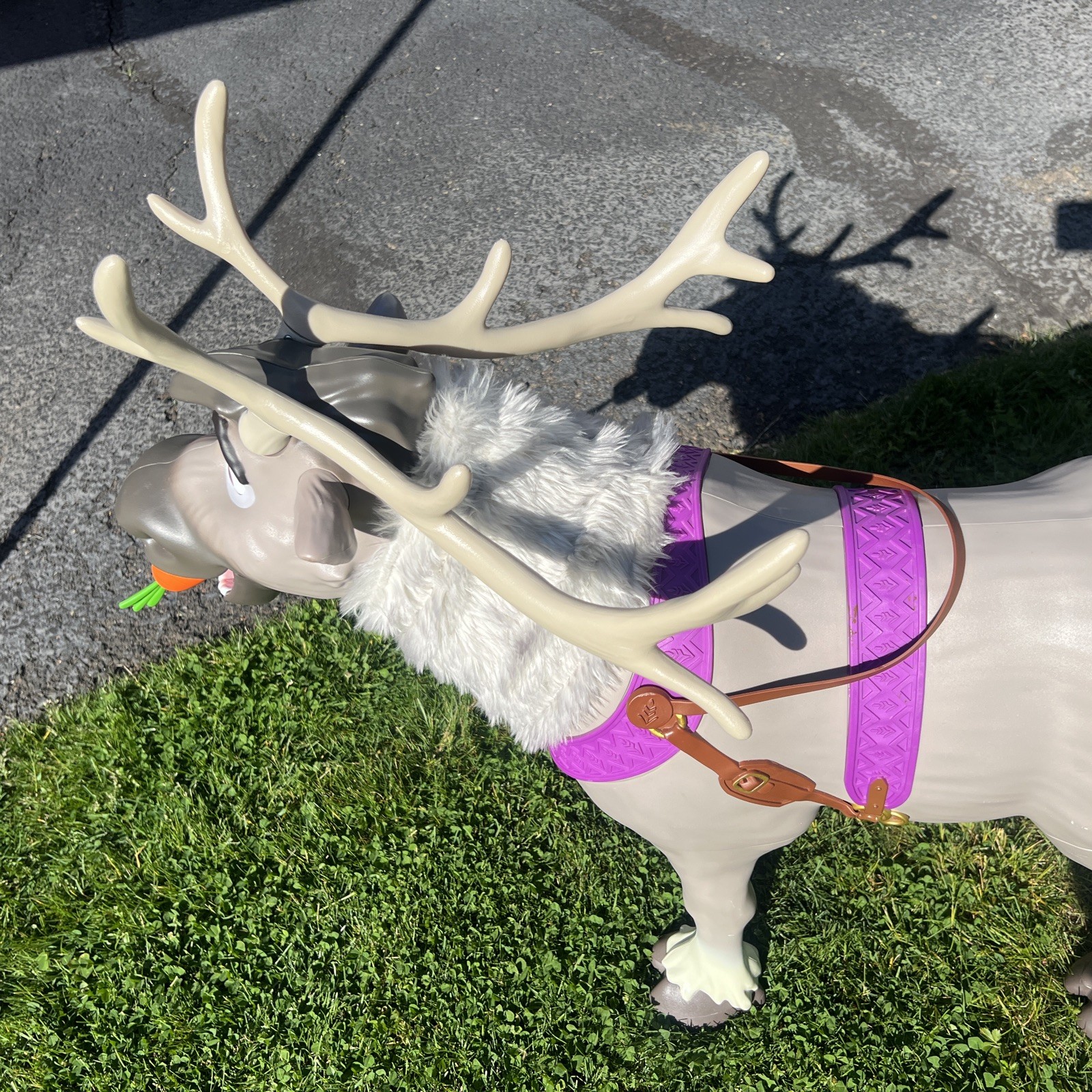 Disney Frozen 2 Playdate Sven Ride-On Reindeer Child Size Toy with Sounds
