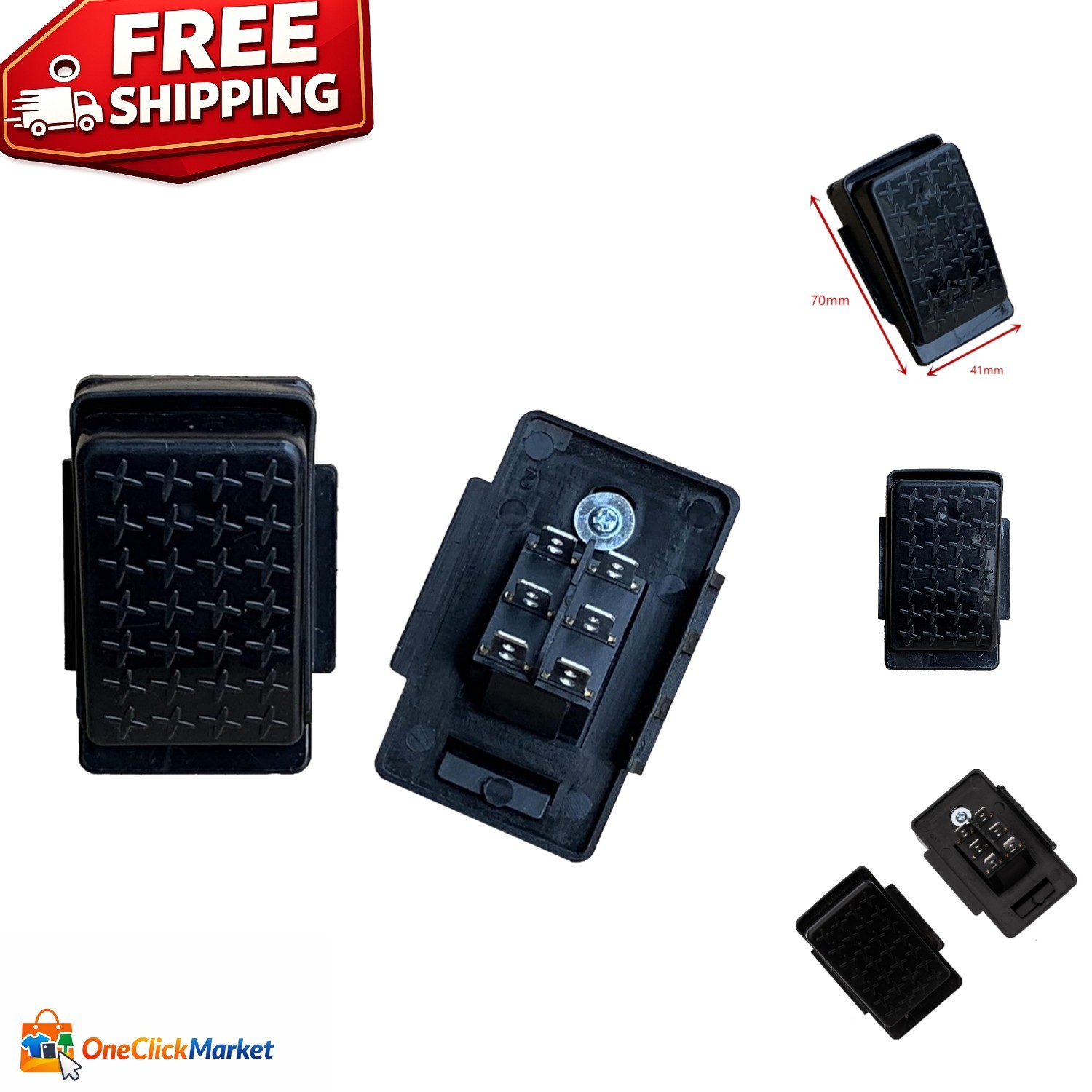 Replacement Foot Switch for Electric Ride-On Cars – 6/12/24 Volt Compatible