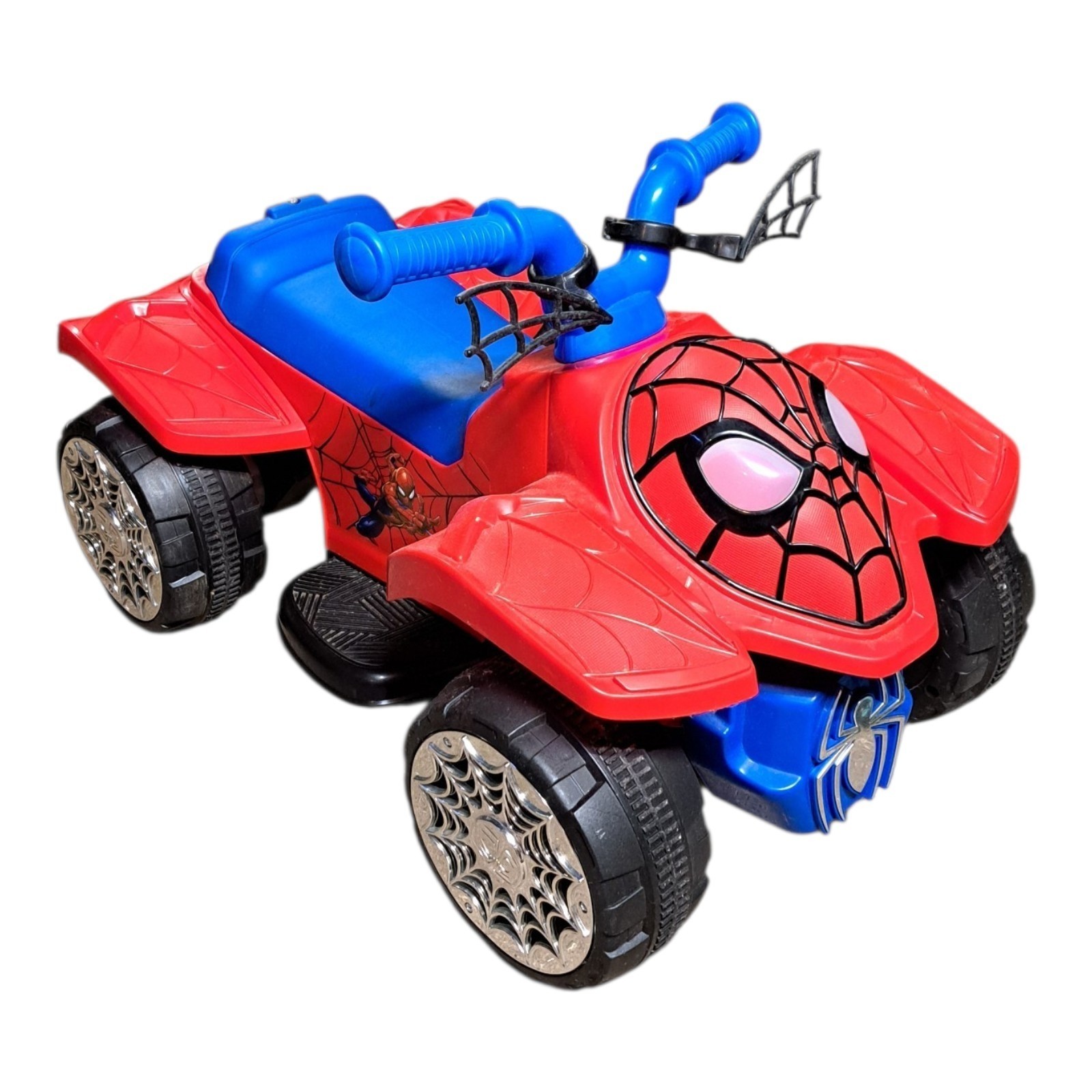 Dynacraft Marvel Spider-Man 6V Battery Powered Little Quad Kids Ride On ATV