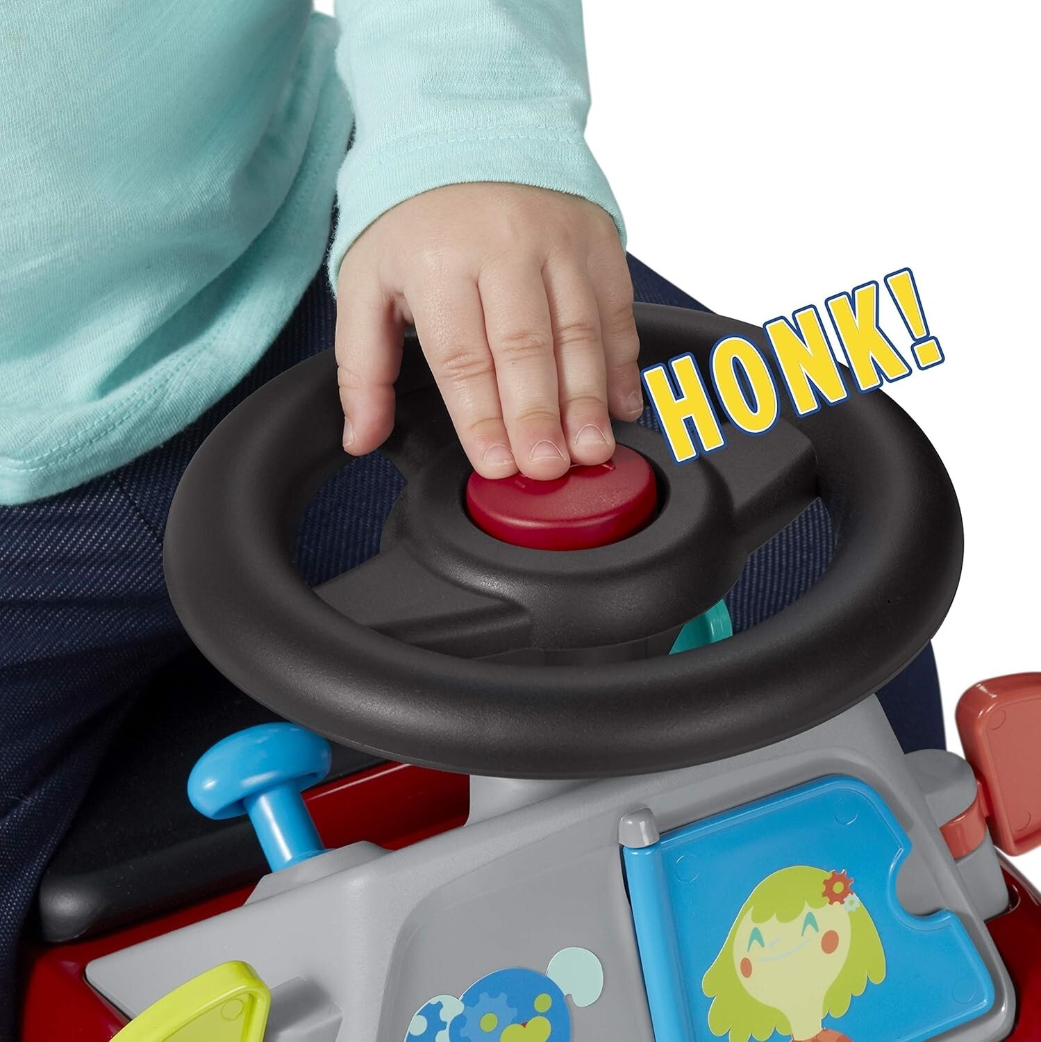Carro Carrito De Empujar Para Niños Niño Niña Con Bocina Musica Almacenamiento