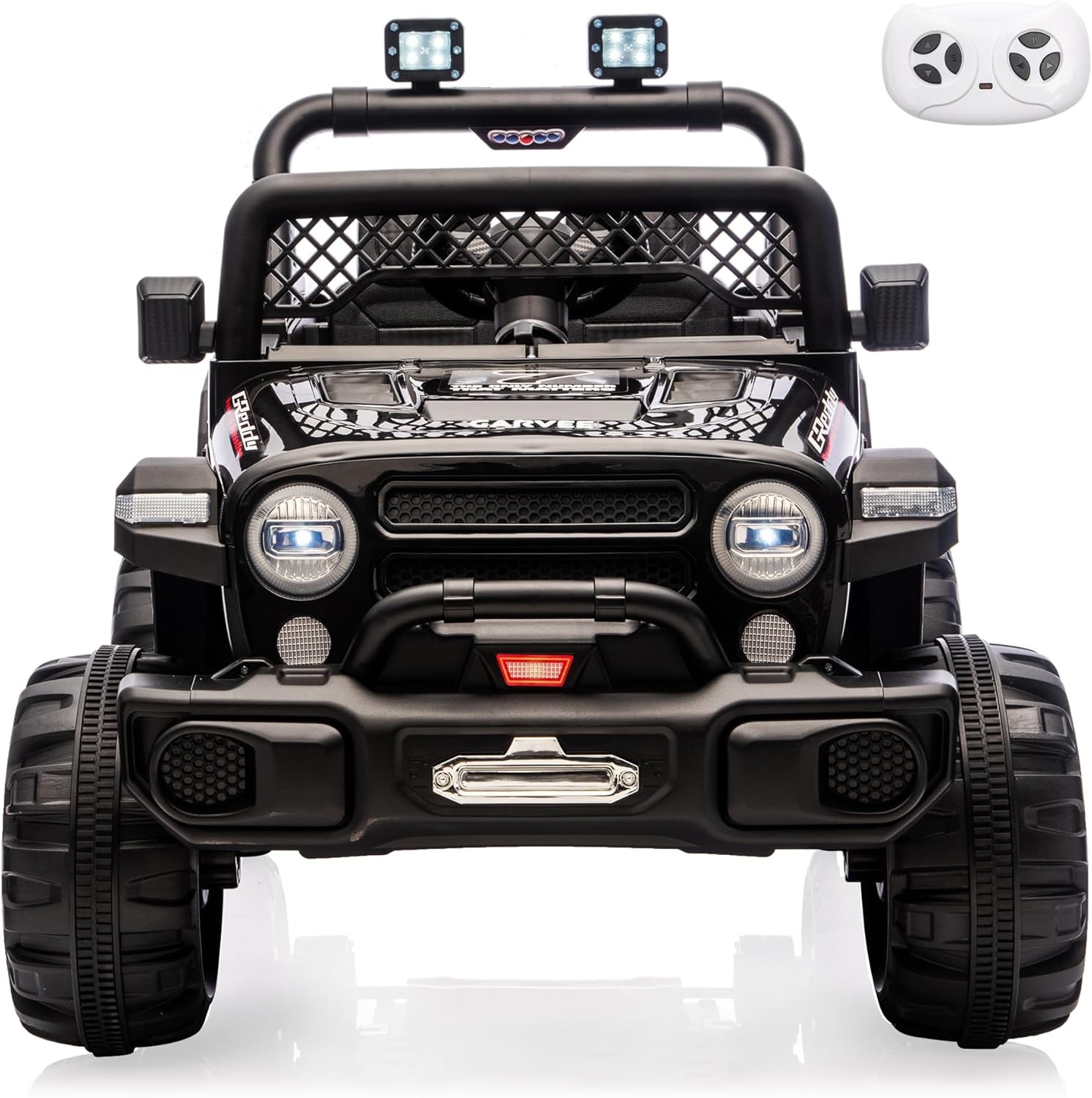 12V Kids Ride On Truck Car Electric Vehicle Remote Control LED Lights Music Gift