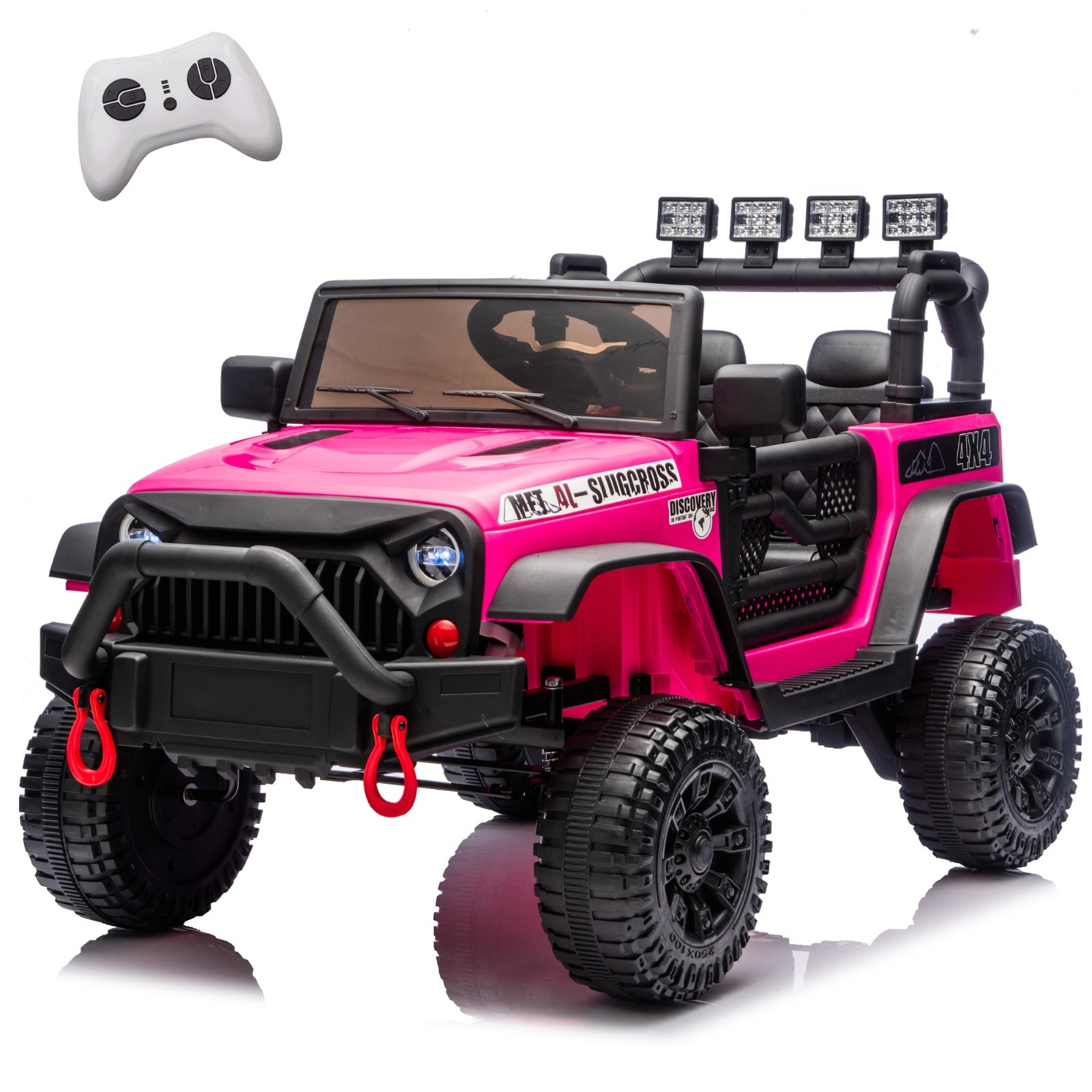 24V 400W Kids Ride On Truck Electric Jeep Car Vehicle W/ Music Bluetooth Remote
