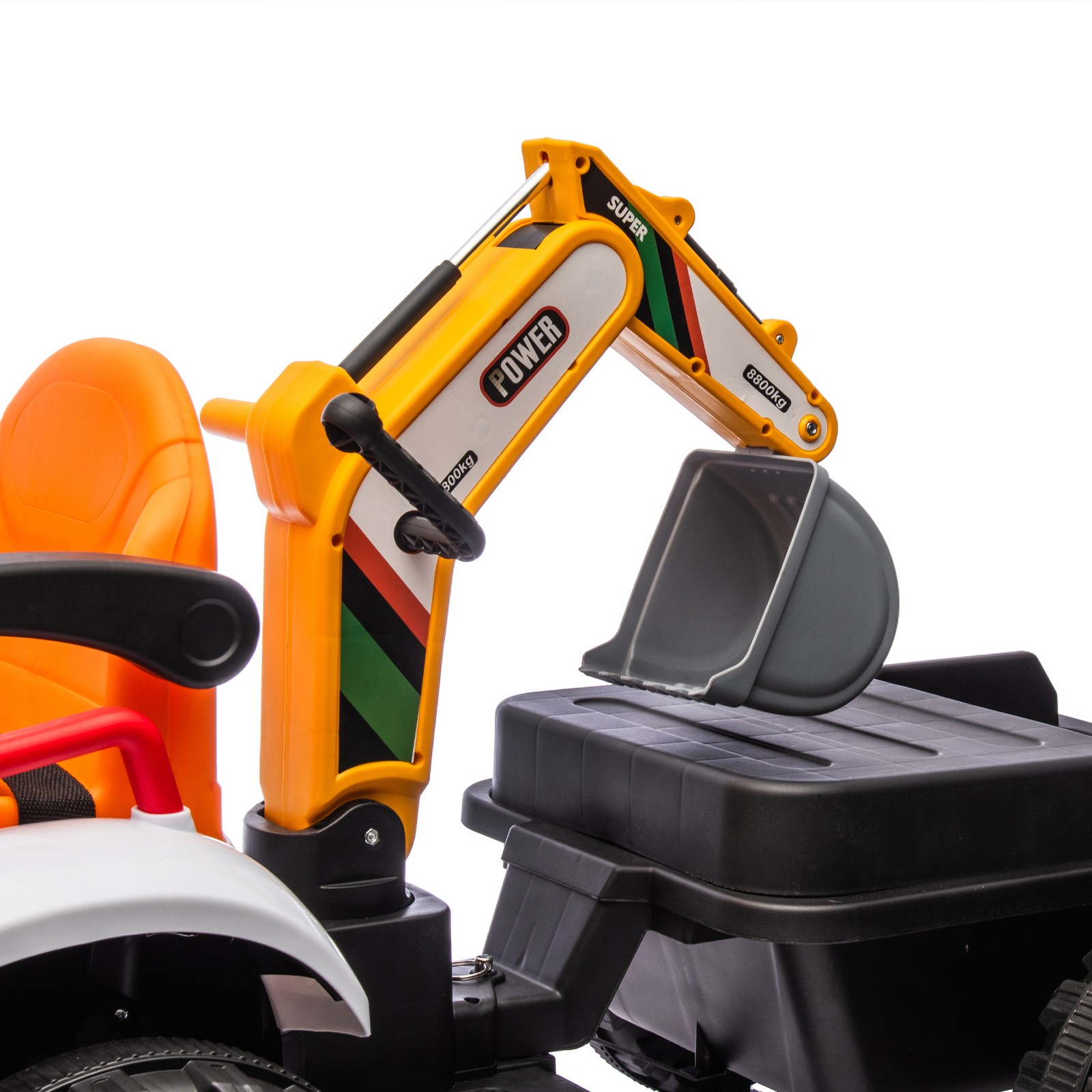 4 in 1 Kids Ride on Tractor 24V Excavator Bulldozer Electric Vehicle with Remote