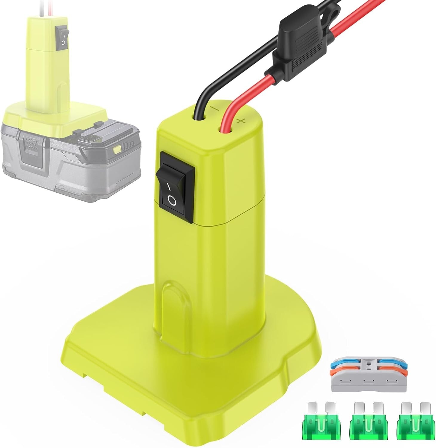 Power Wheels Adapter for Ryobi 18V Battery Conversion Kit High Power DIY Toy