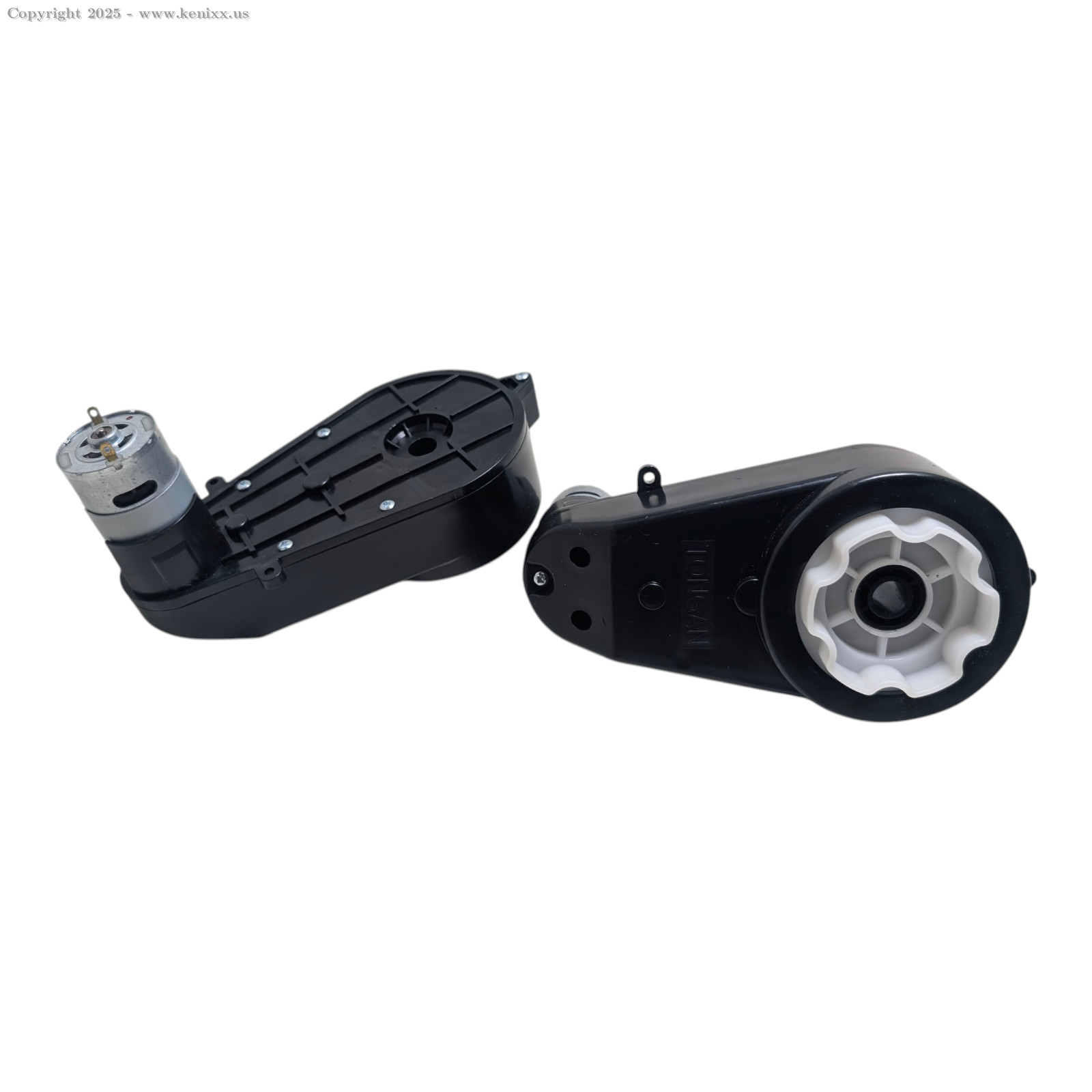 2 Pcs Kids Ride on Car Gearbox 550 12V Motor 40000RPM Electric Motor with Gear B