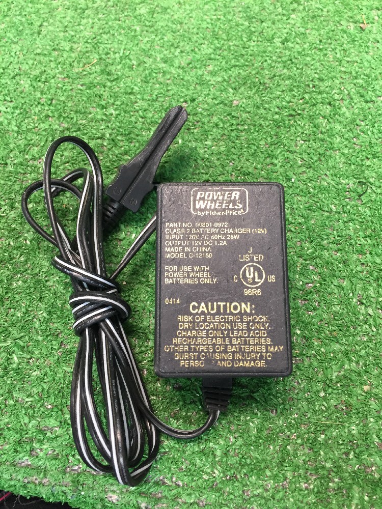 Fisher Price Power Wheels 00801-0972 Class 2 12V Charger Model C-12150