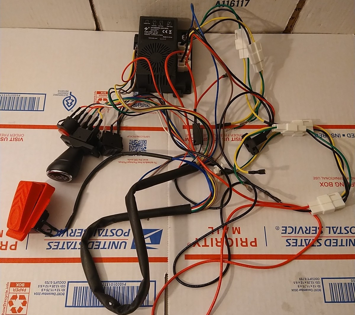 12 Volt Power Wheel DIY Modified Wires High Power For Children Electric Car
