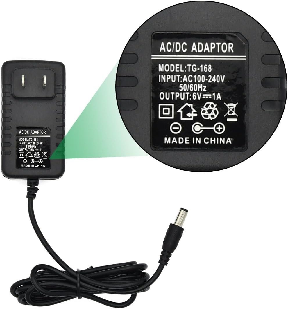 6V Battery Charger for Ride on Toys Car,6V Battery Charger for Kidzone, Flybar B