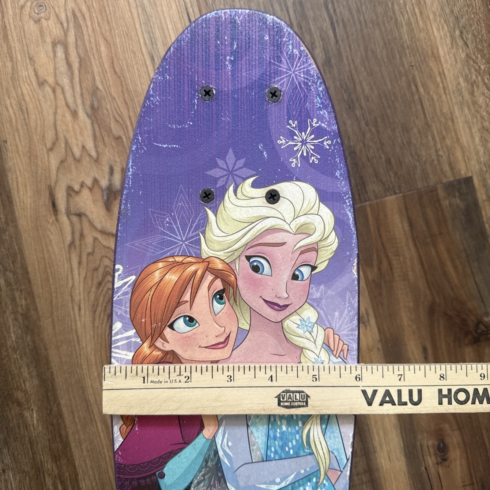 PlayWheels Frozen 2 II Wooden cruiser Skateboard Kids Disney Toy 21” Elsa & Anna
