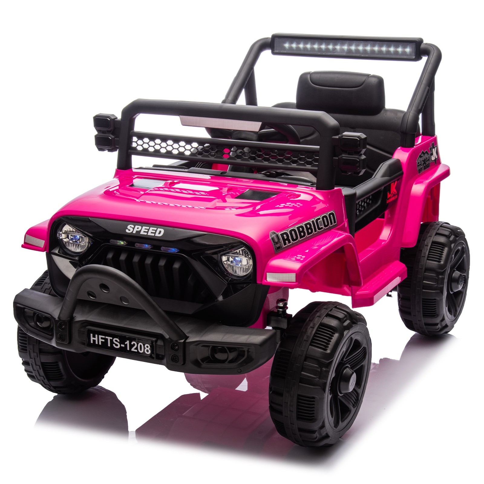 12V Kids Ride On Electric Truck Car Early education function kids aged 1-4 Pink