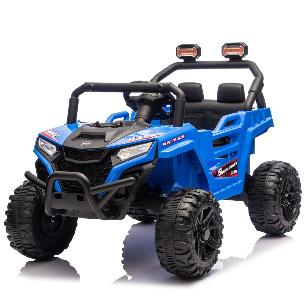 12V 2WD Kids Ride On UTV W/ 2.4G PC,Anti-Collision Bar,High Chassis,Anti-Slip