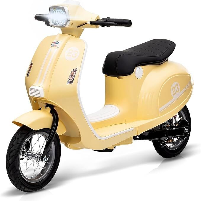 24V 350W Electric Motorcycle for Big Kids Kids Ride on Moped Max Up to 14MPH
