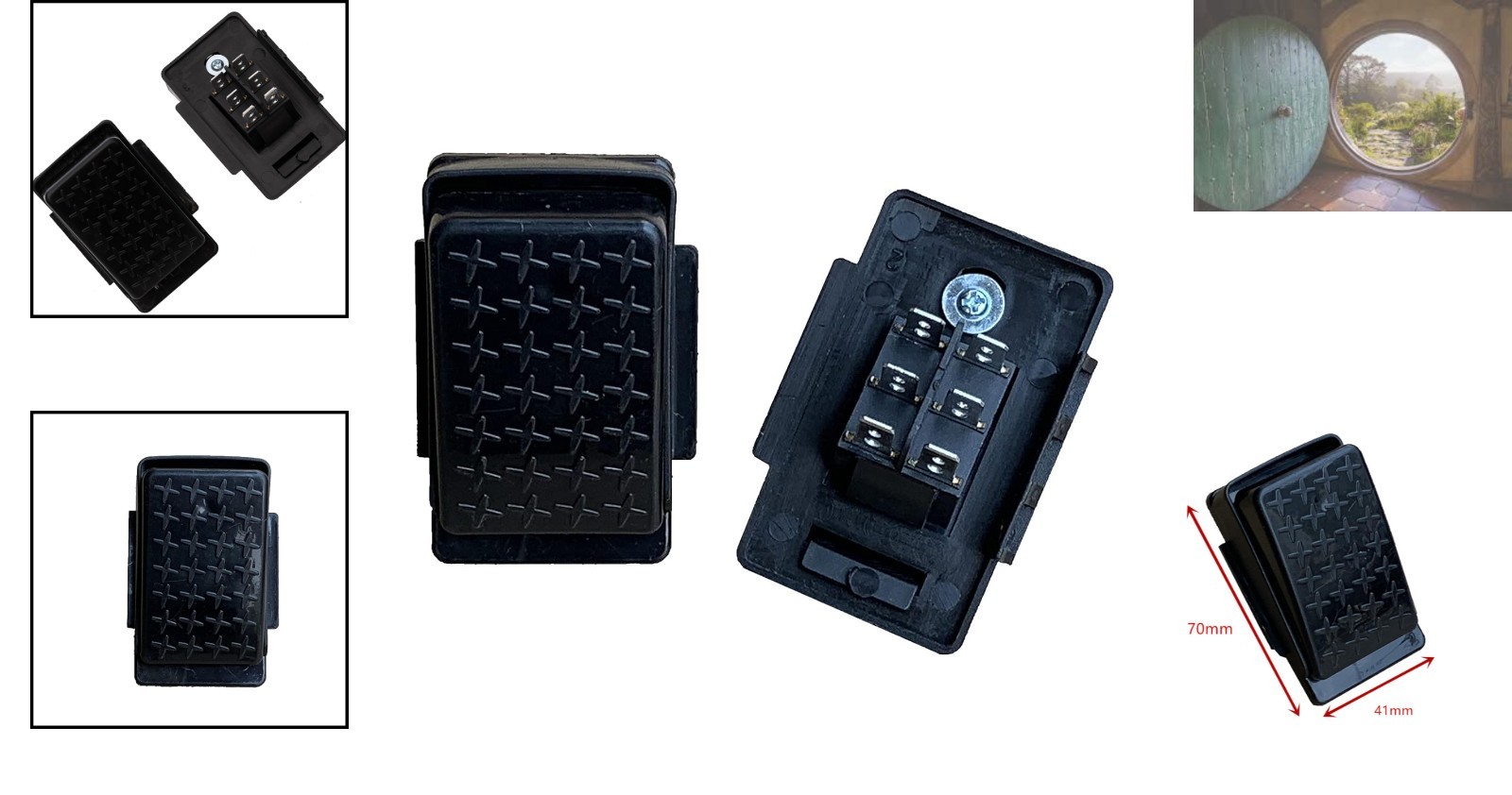 Durable Accelerator Foot Pedal Switch for Children Electric Cars – 6/12/24 Volt