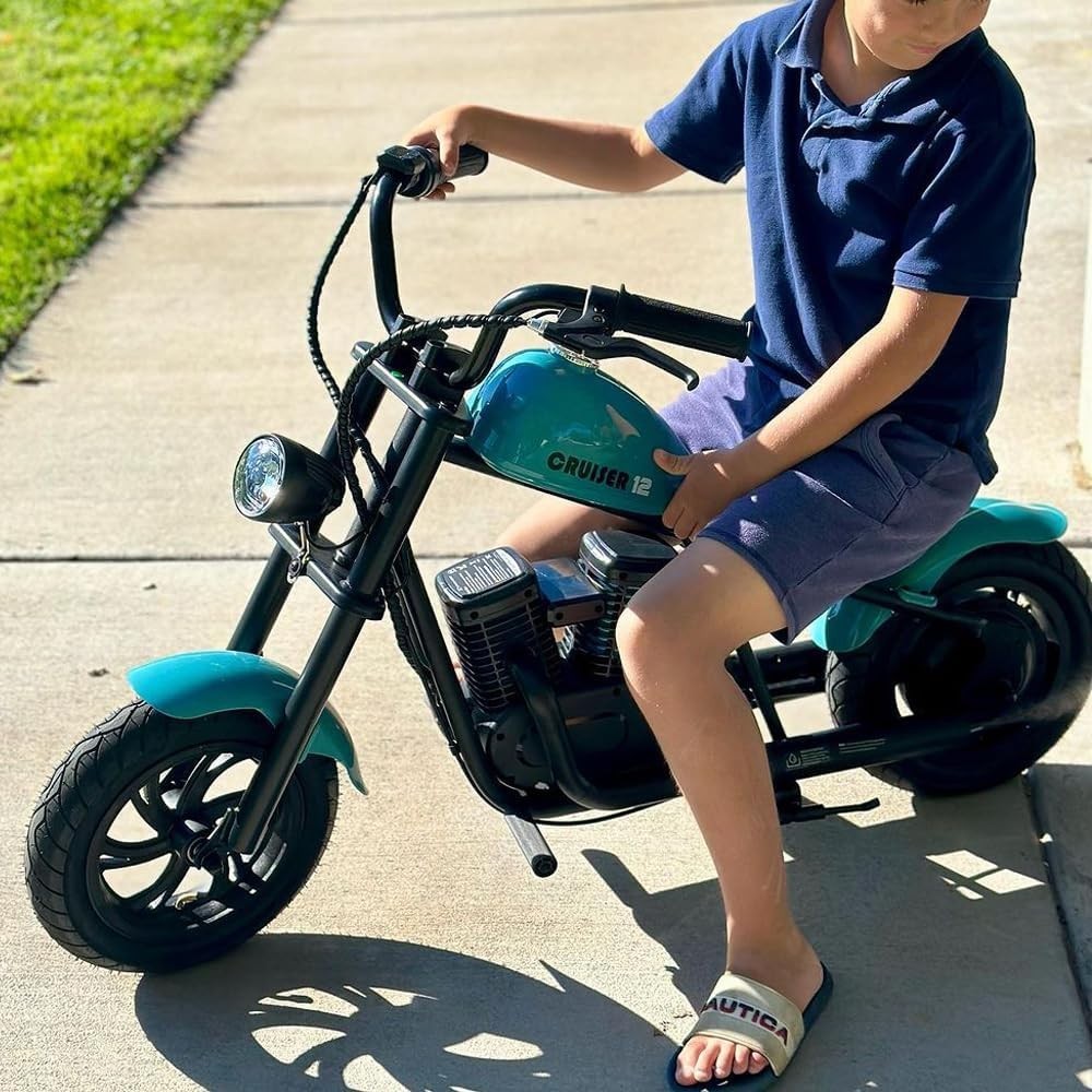 HYPER GOGO Cruiser 12 Plus Electric Motorbike Motorcycle for Kids Electric Dirt