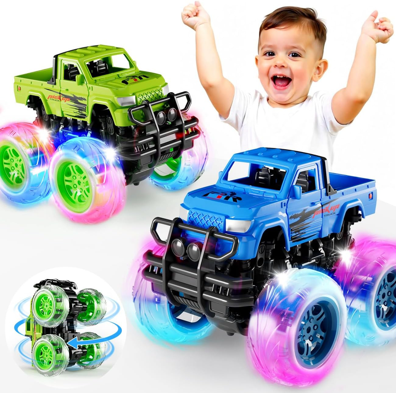 Monster Truck for Boys Age 4-7: outside Toys for Toddlers 1-3,Trucks for Toddler