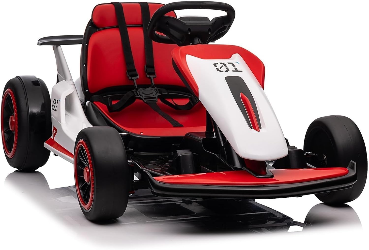 24V Kids Ride On Go Kart Child Electric Drift Go-Kart with LED Light MP3 Music
