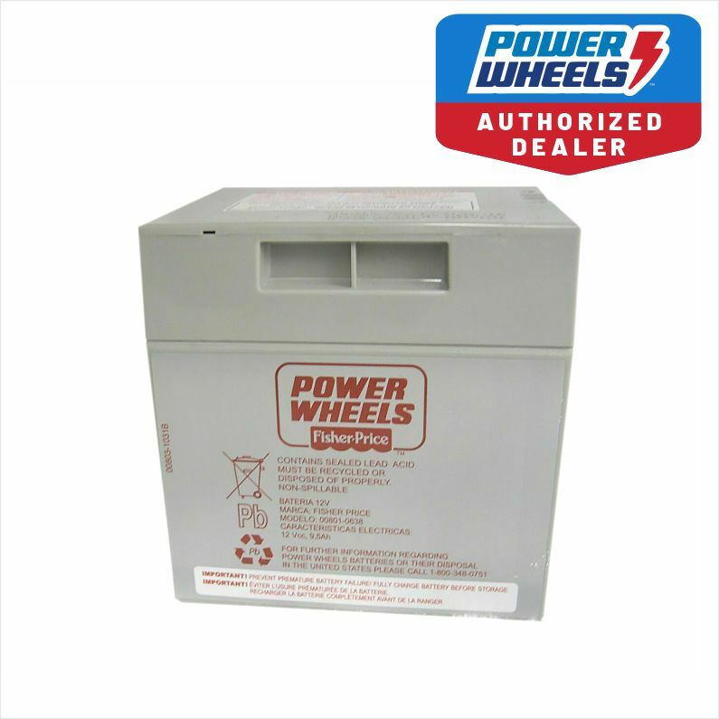 Power Wheels CLD96 Fisher Price Frozen Jeep 12 Volt Gray Battery Genuine