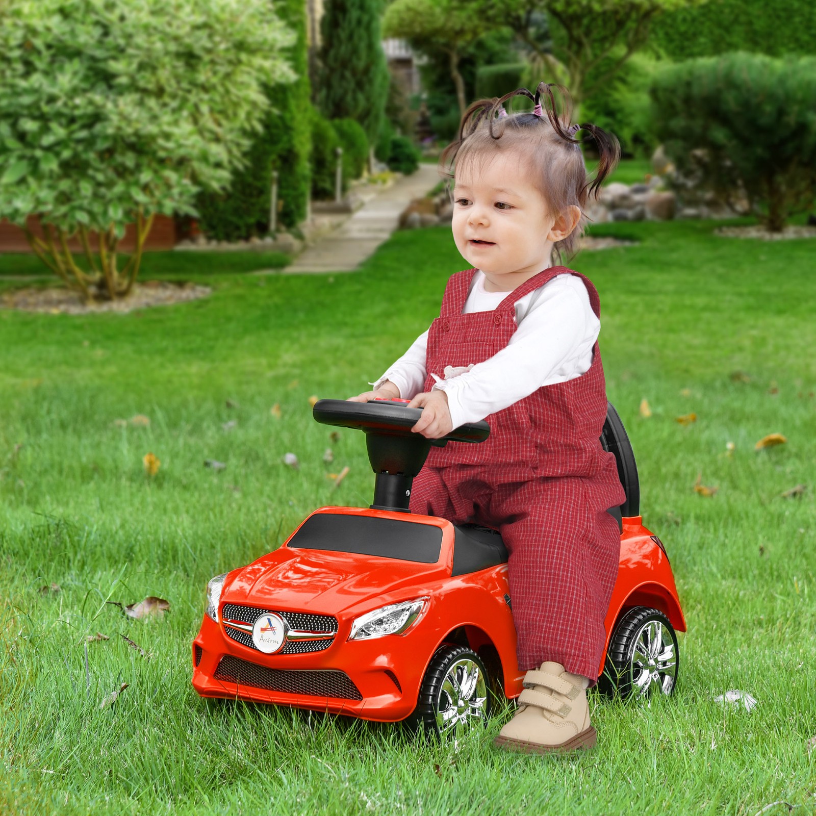 Ride on Sliding Car Baby Ride On Horn Music Working Lights Storage No Power