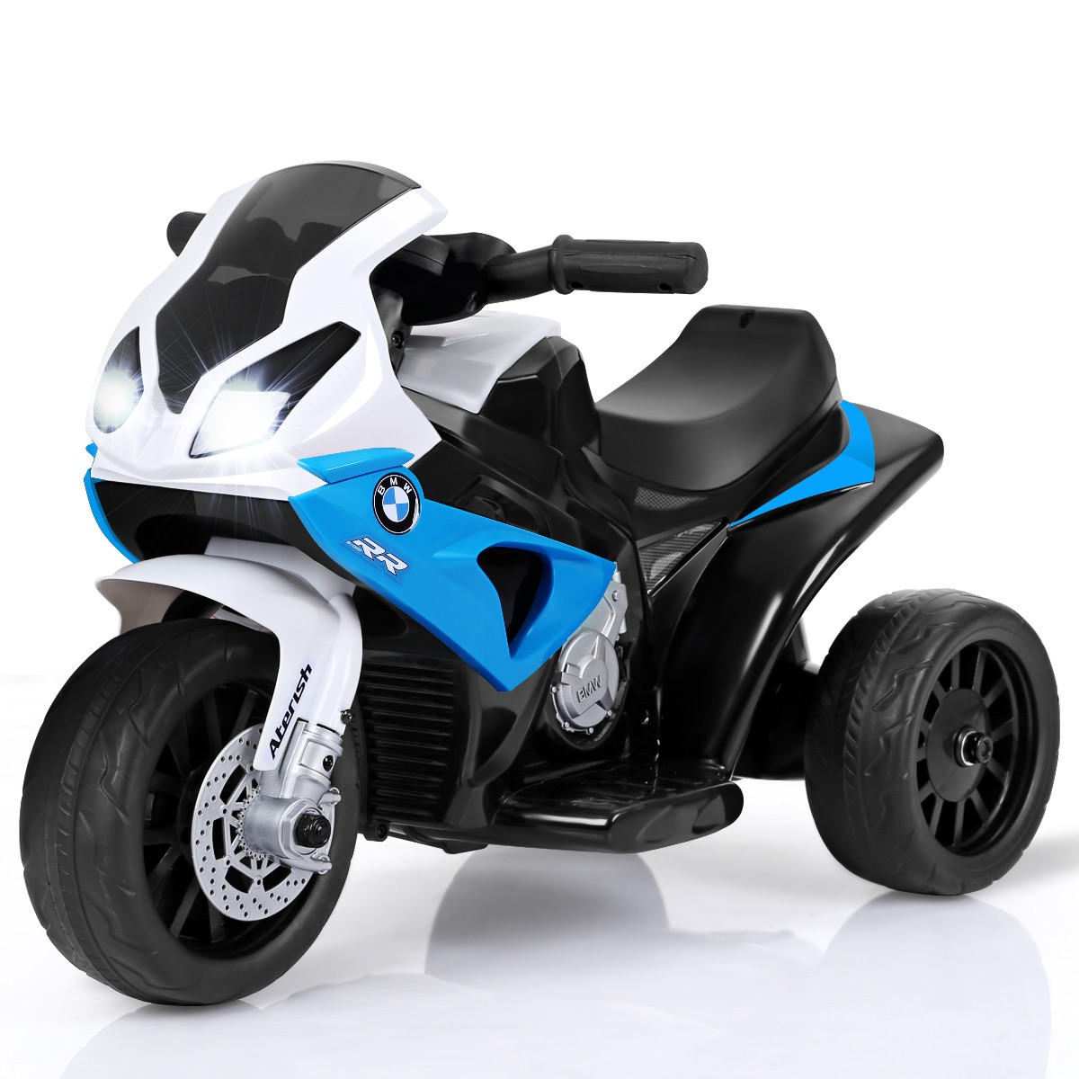 Kids Ride On Motorcycle BMW Licensed 6V Electric 3 Wheels Bicycle w/ Music&Light
