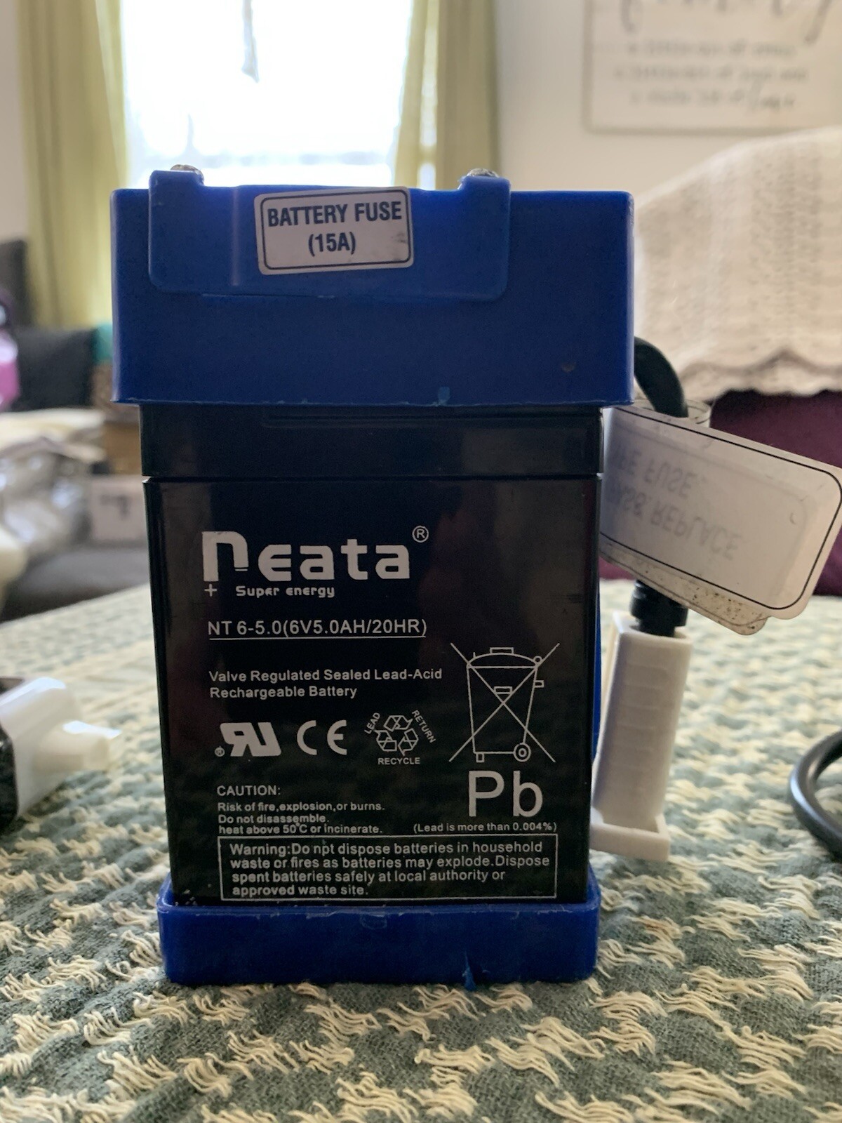 Battery & Charging Cord For Children’s Ride On Toys