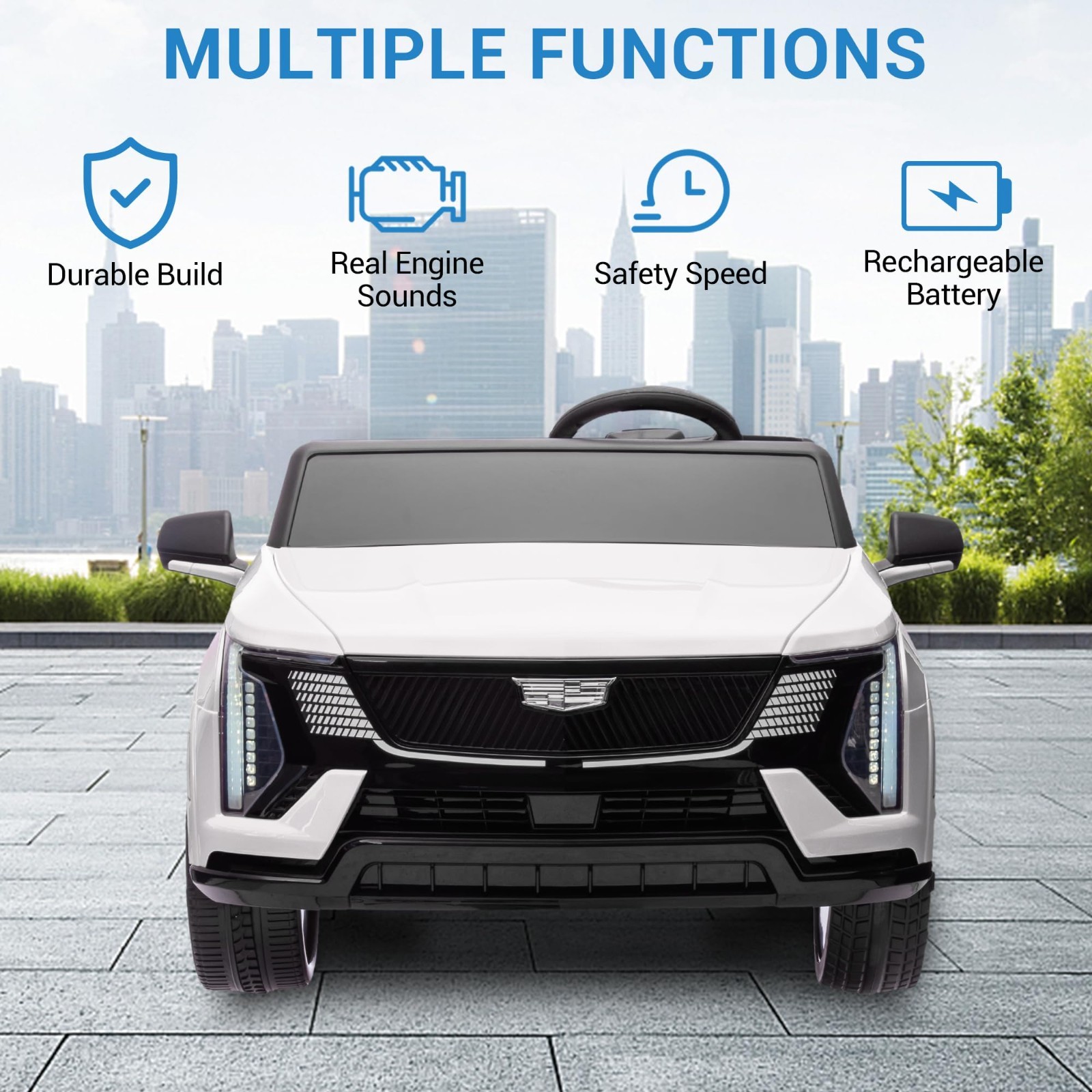 24V 2-Seater Ride on Car Licensed Battery Powered Electric Car W/ Remote Control