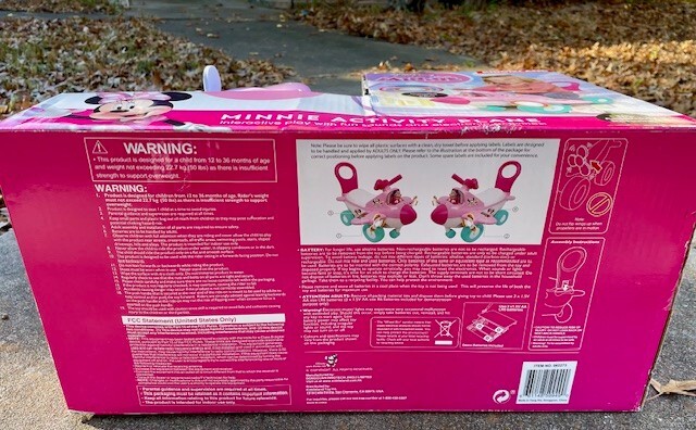 Disney Minnie Activity Plane by Kiddieland