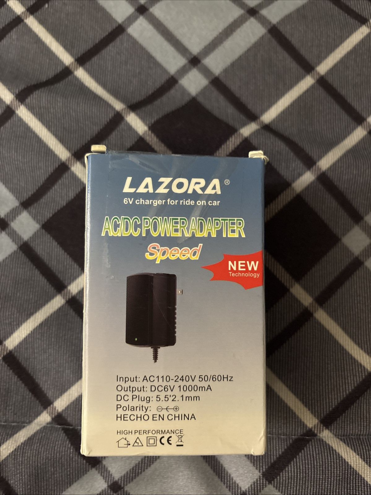 LAZORA 6V Charger For Ride On Car Replacement AC/ DC Power adapter New