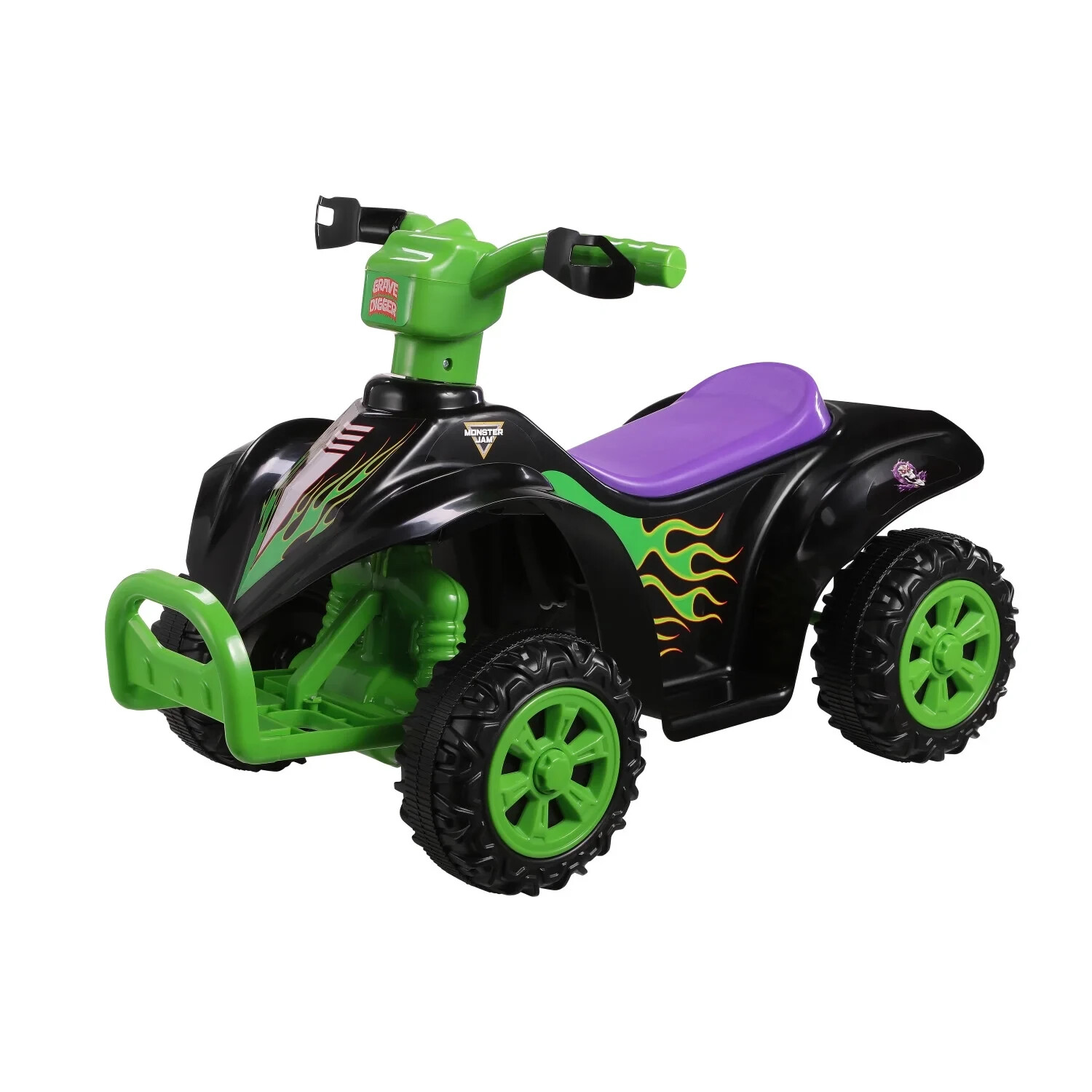 Grave Digger Monster Truck 6V Battery-Powered Quad, Ages 1.5+