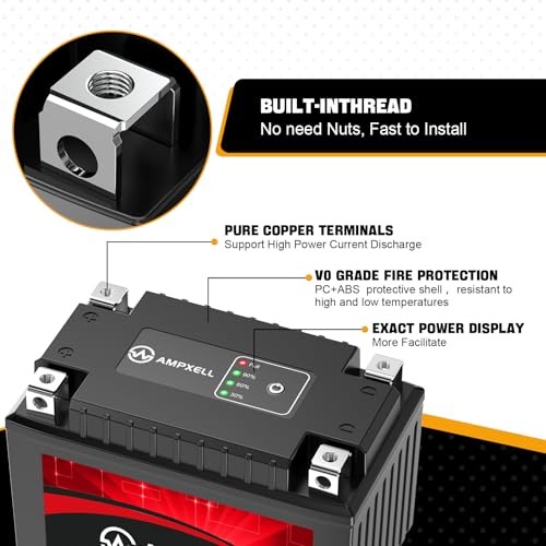 YTX9-BS YTX7A-BS Lithium Motorcycle Battery 12V YTX9-BS 12V 300A 5Ah[+ – ]