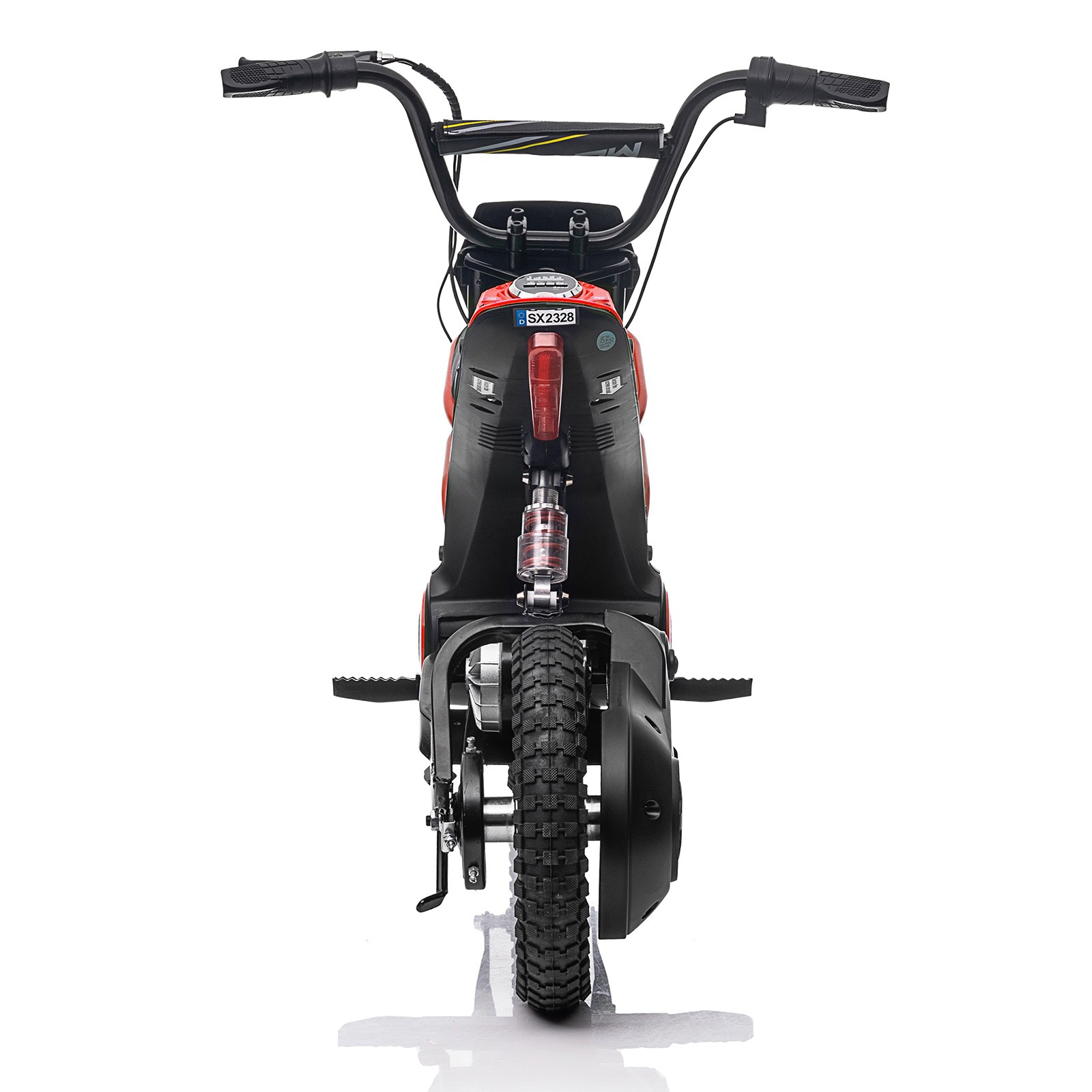24V 350W Ride on Electric Dirt Bike for Kids 8-12 Tail Lights 15.5 mph 130lb Max