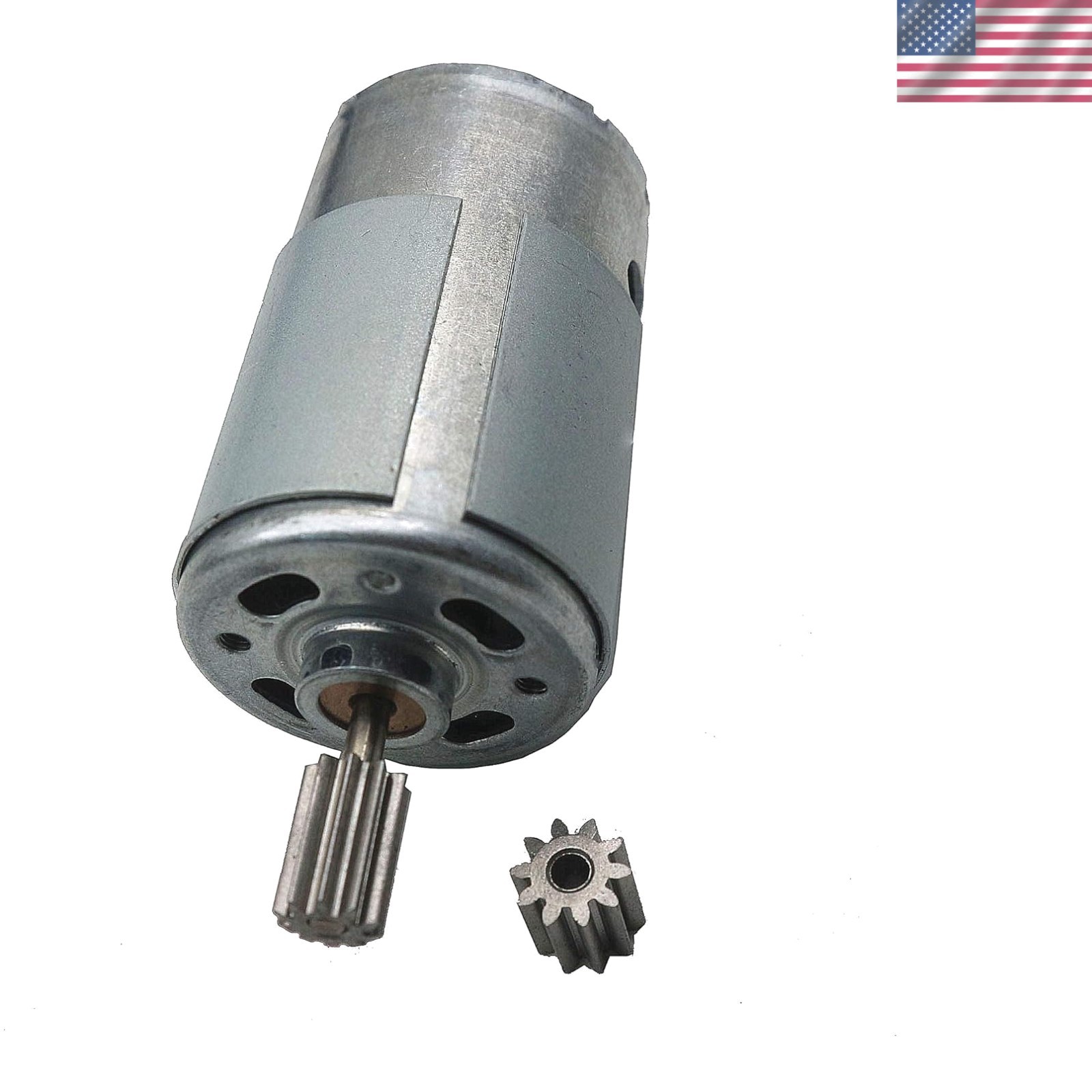 Replacement RS555 30000RPM Electric Motor with Gears for Kids’ Ride-On Toys