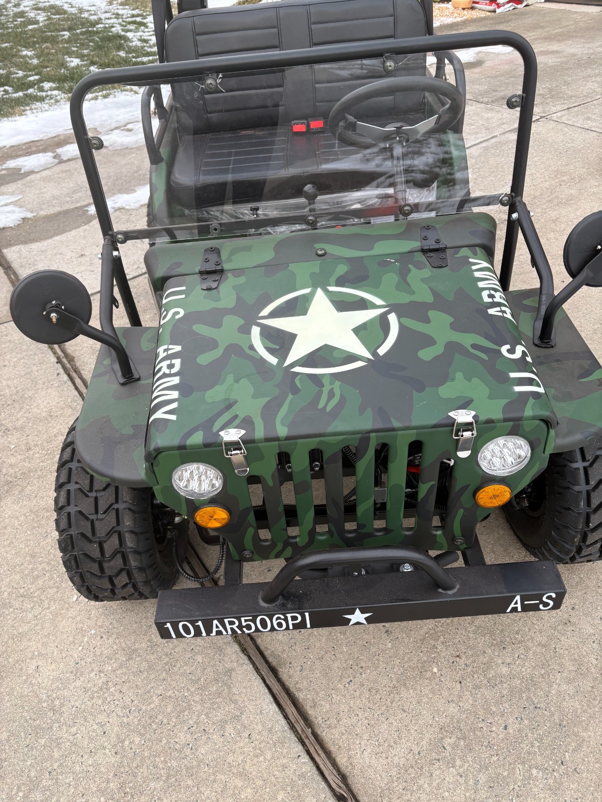 Kids Gas Powered 125CC Ride-On ATV Quad – 4 Wheeler Toy Vehicle Outdoor