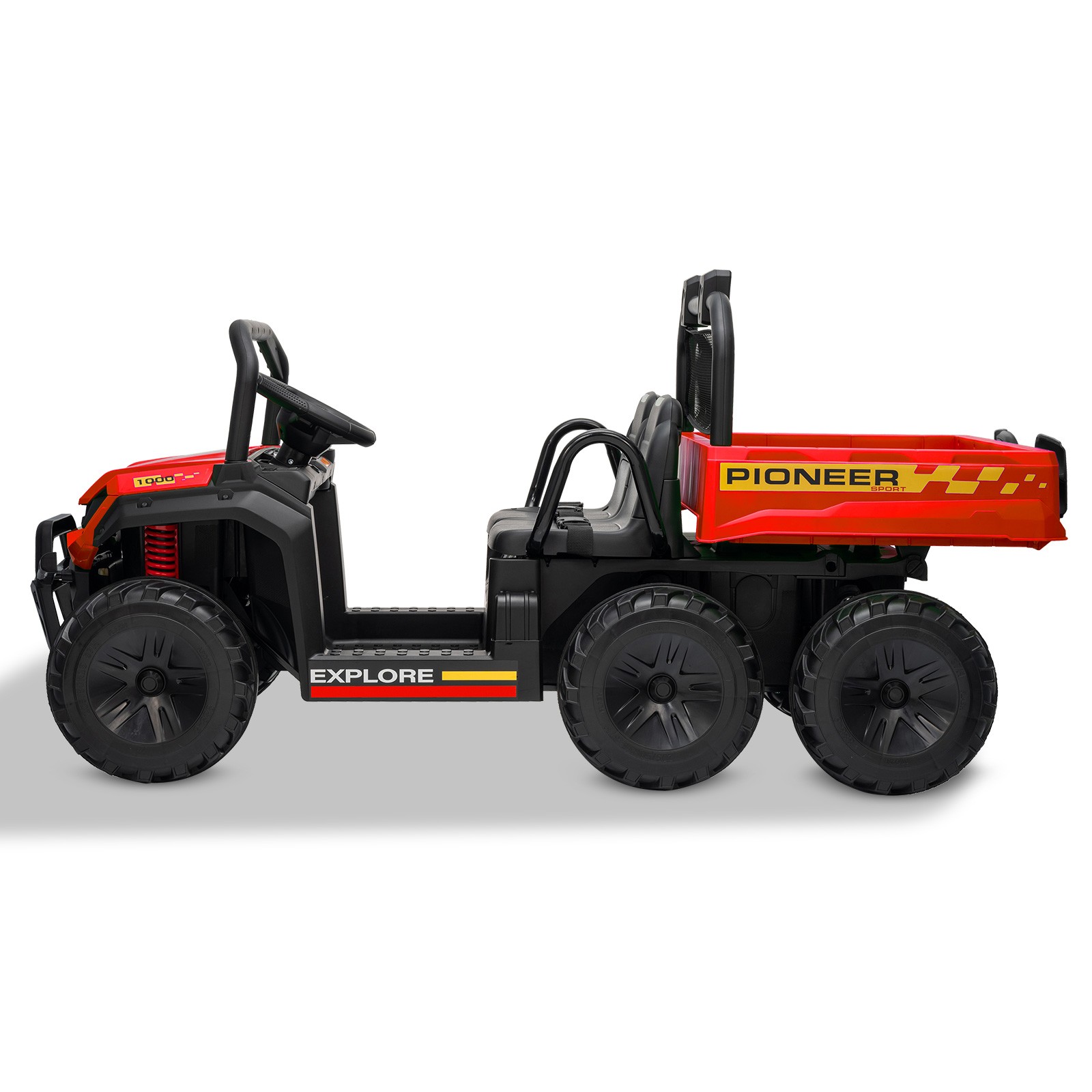 Kids Ride on Car 24V Electric Dump Truck 4WD 6 Wheeler Off-road UTV w/Remote LED