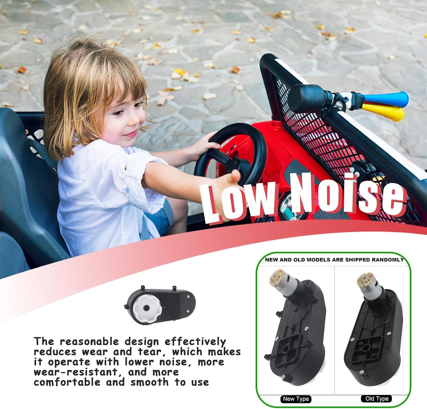RS390 Electric Motor Gearbox 6V/12V 12000-20000RPM for Kids Car Toy Electric