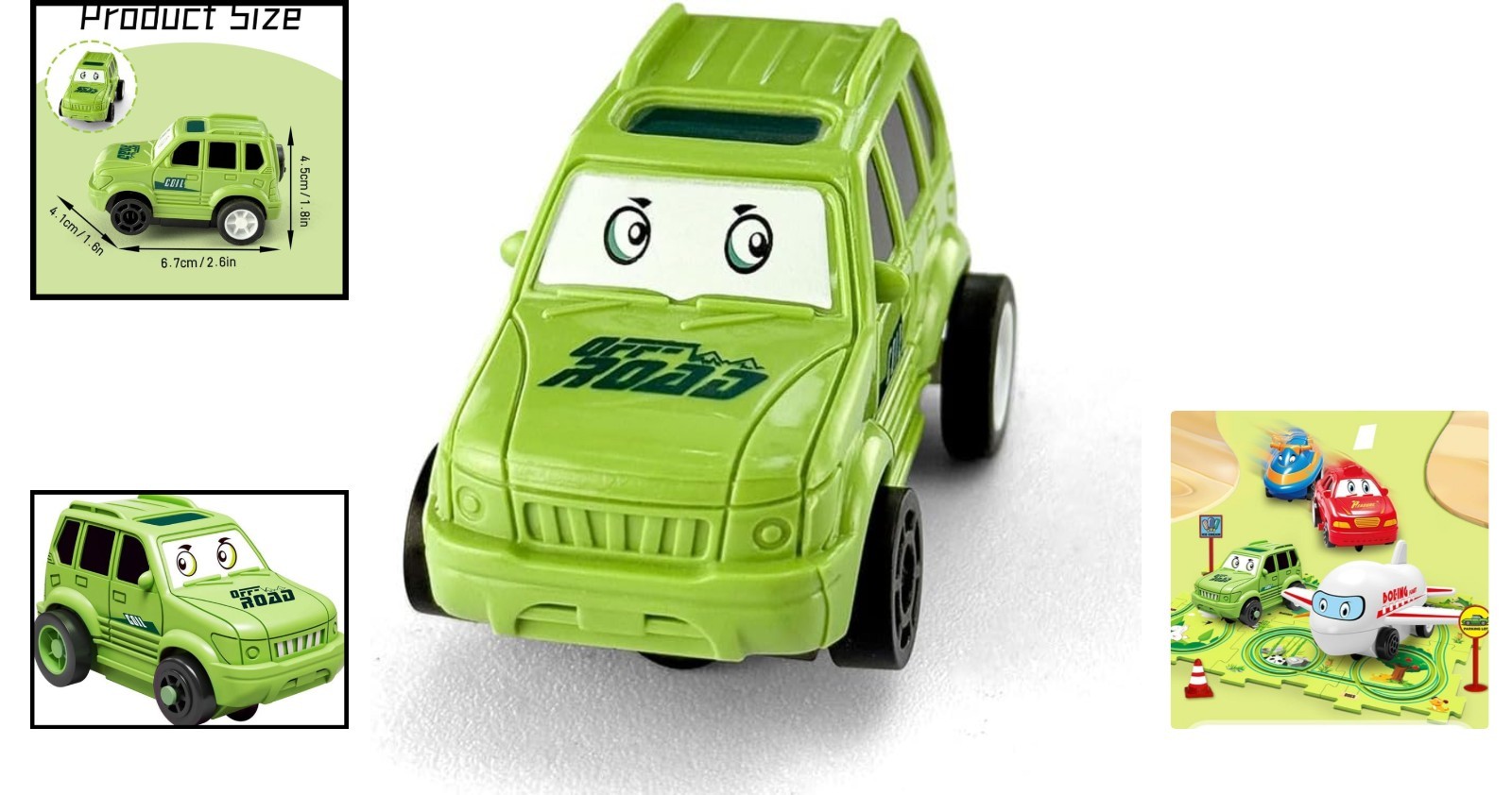 Amazing D-Jeep Race Car – Requires 1 AAA Battery, Perfect Gift for Kids