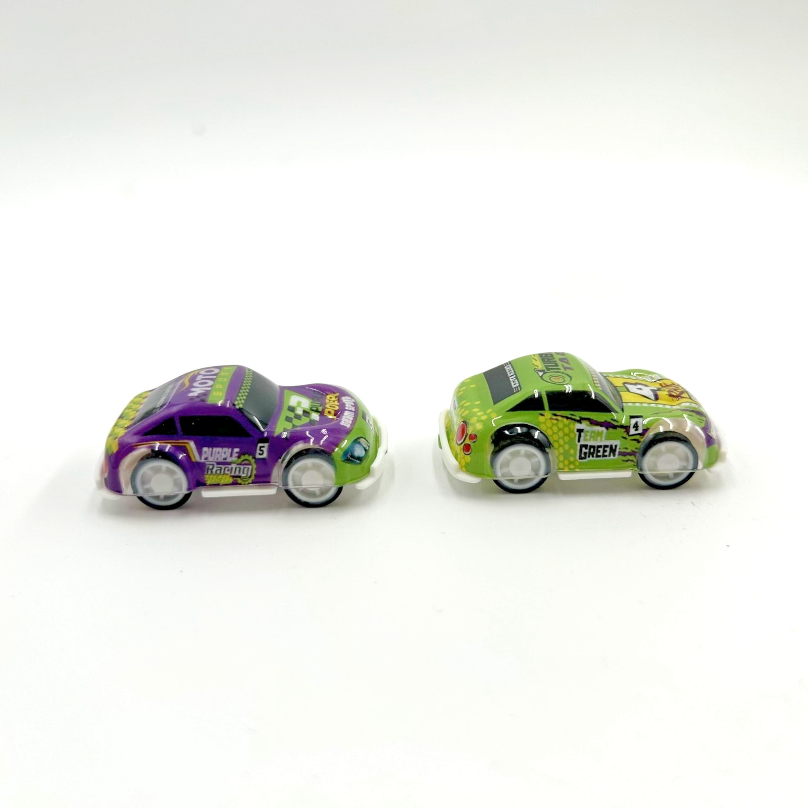 Speed Shotz Pull Back Race Car Lot of 4 Cars Toys Green Red Purple Gold