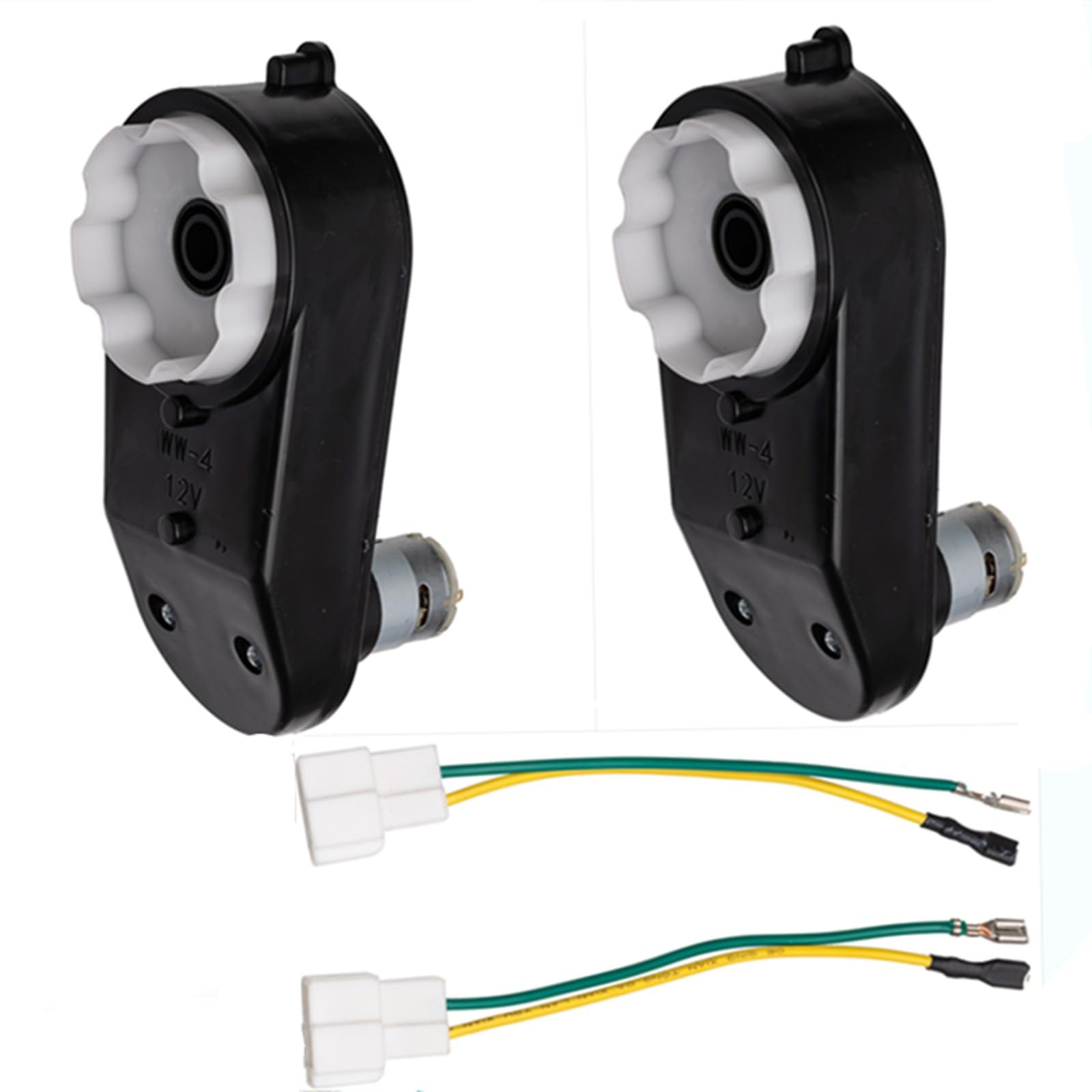2Pack WW-4 12V RS390 16000RPM Motor Gearbox for Power Wheels Upgrade…